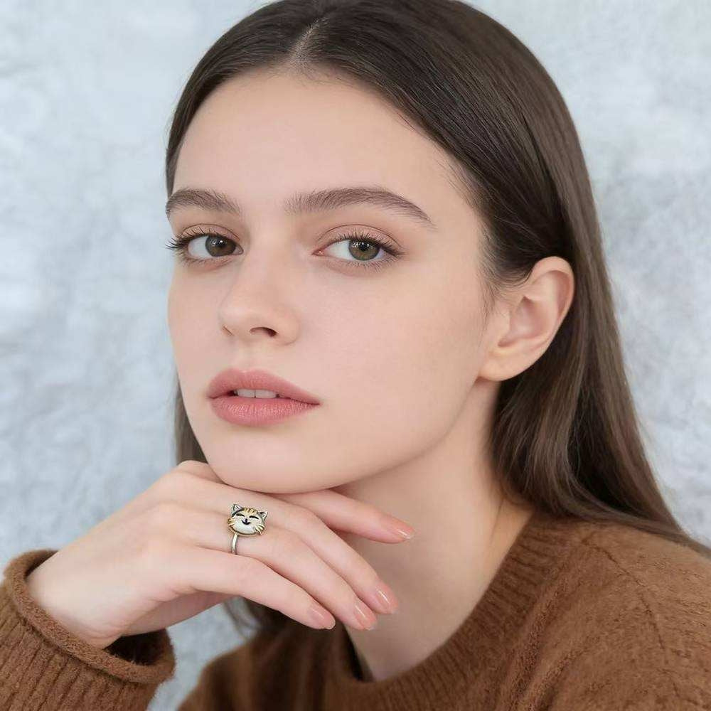 bague-anti-stress-chat-souriant-argent-or-situation