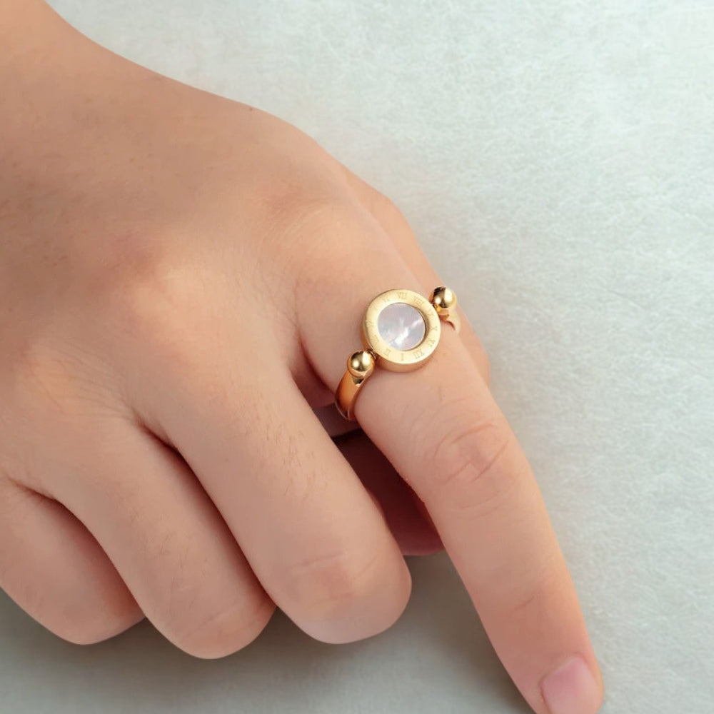 bague-anti-stress-chiffres-romains-avec-piece-rotative-or-situation-doigt