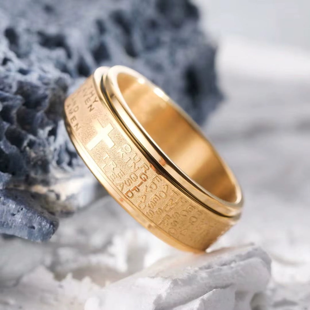 bague-anti-stress-chretienne-en-acier-inoxydable-brosse-fides-or-situation