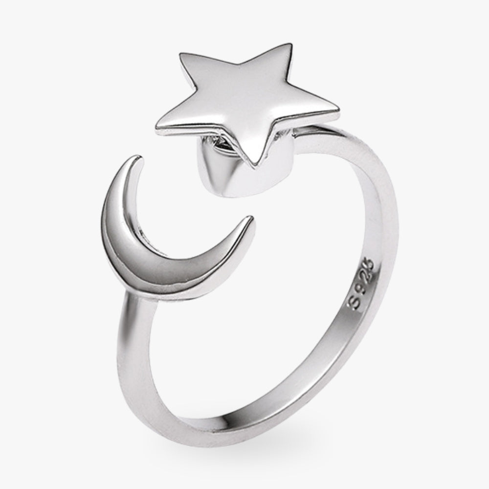 bague-anti-stress-etoile-rotative-lune-en-argent-astra-argenté