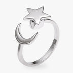 bague-anti-stress-etoile-rotative-lune-en-argent-astra-argenté