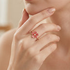bague-anti-stress-fleur-de-pecher-tournante-en-argent-peach-femme