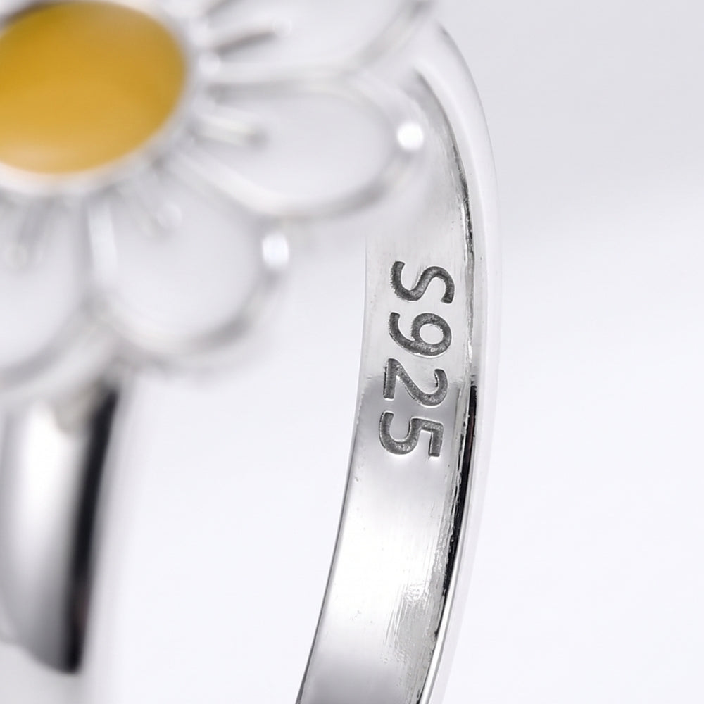 bague-anti-stress-marguerite-rotative-en-argent-ajustable-daisy-argent