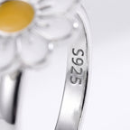 bague-anti-stress-marguerite-rotative-en-argent-ajustable-daisy-argent