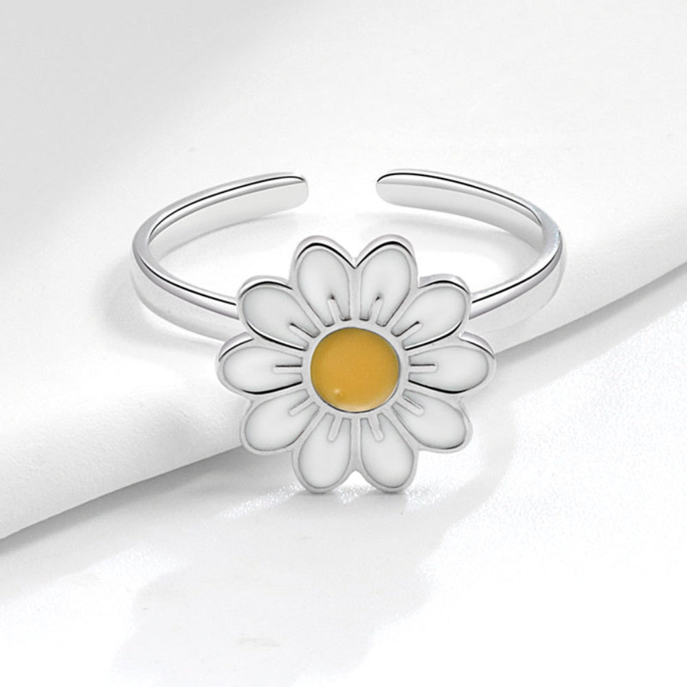 bague-anti-stress-marguerite-rotative-en-argent-ajustable-daisy-face