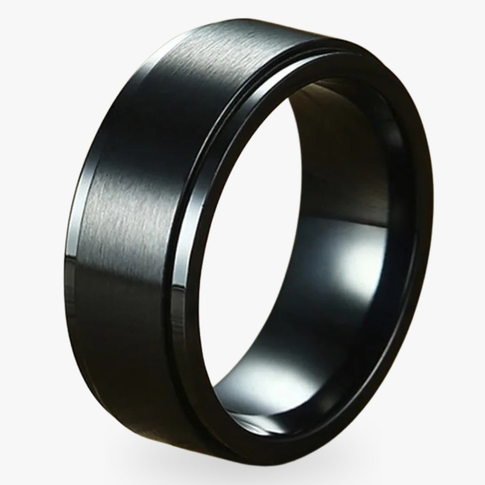 bague-anti-stress-rotative-en-acier-inoxydable-brosse-stoic-noir