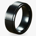 bague-anti-stress-rotative-en-acier-inoxydable-brosse-stoic-noir