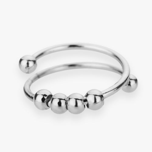 bague-anti-stress-tournante-a-perles-ajustable-ouverte-argent