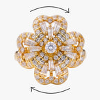bague-anti-stress-trefle-quatre-feuilles-diamant-clover-rotation