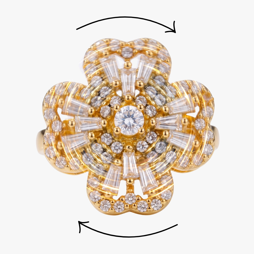 bague-anti-stress-trefle-quatre-feuilles-diamant-clover-rotation